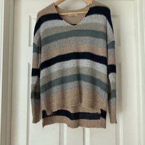Knox Rose Multicolor V-Neck Sweater